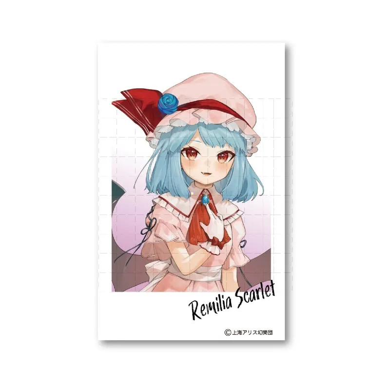 พวงกุญแจอะนิเมะตุ๊กตาตัวการ์ตูนจากเรื่องเกม touhou สีแดงเข้มลายดอกไม้ Konpaku Youmu komeiji koishi จี้พวงกุญแจอะคริลิคสำหรับเป็นของขวัญ