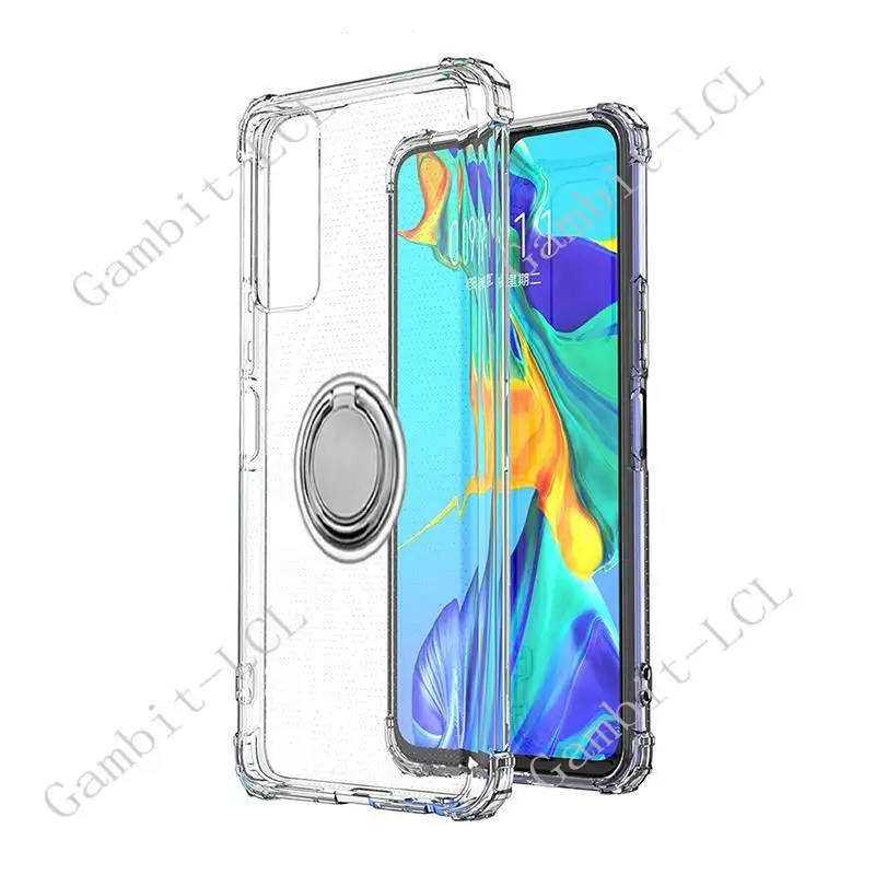 For Vivo V20 SE Y70 V20SE V2022, V2023 2020 Back Ring Holder Bracket Phone Case Soft Silicone TPU Original Shockproof