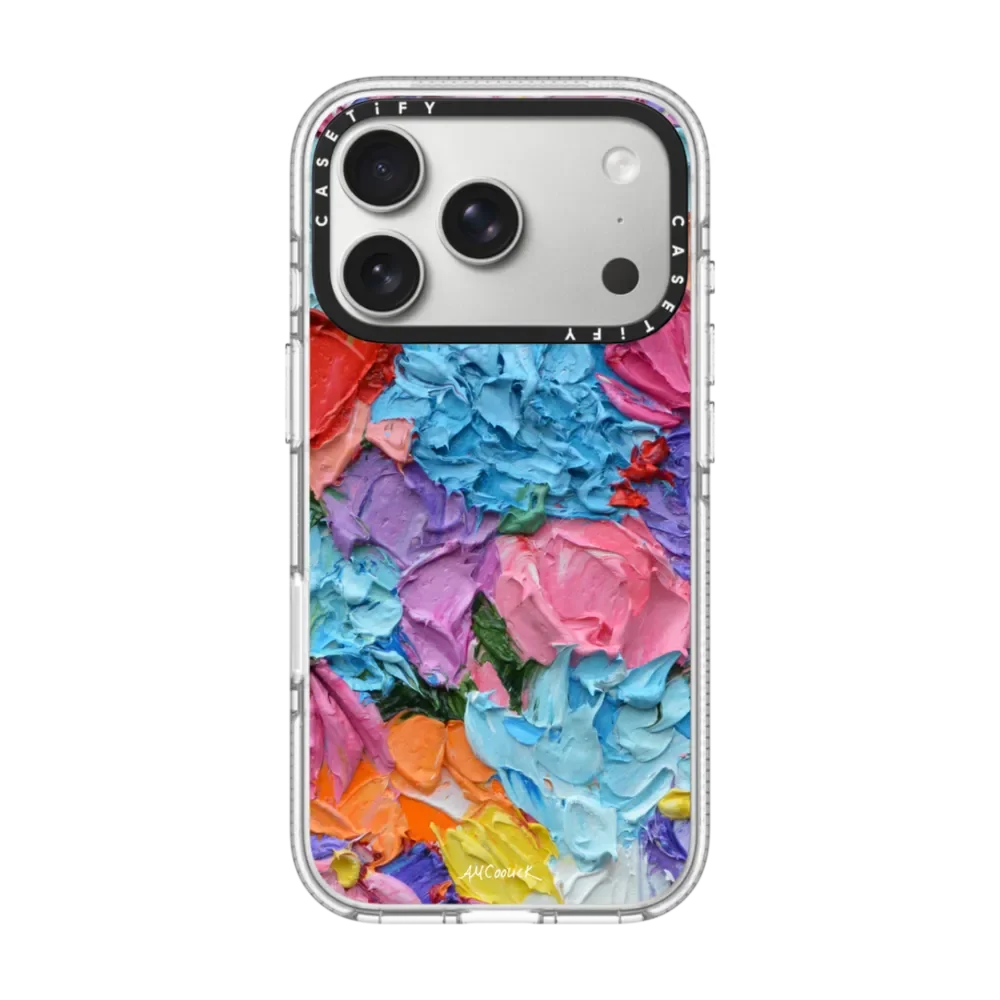 CASETiFY Oil Painting Flower Series Magnetic Drop-proof Case for iPhone 13 14 15 16 17 Pro Max Air Plus Protect Cover view 6