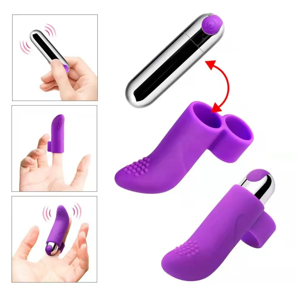 10 Speeds USB Charging Finger Vibrator Dildo Sex Toys For Women Clitoris Stimulation Silicone Anal Massage Adult Sex Toys 18