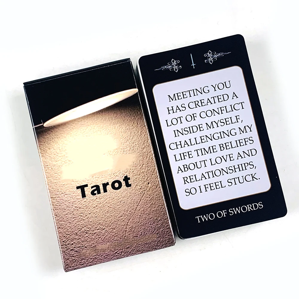 

Tarot Cards Board Game Deck 54 Light and 24 Shadow Messages Fate Divination Prophecy Card Game Family Party Game Toy