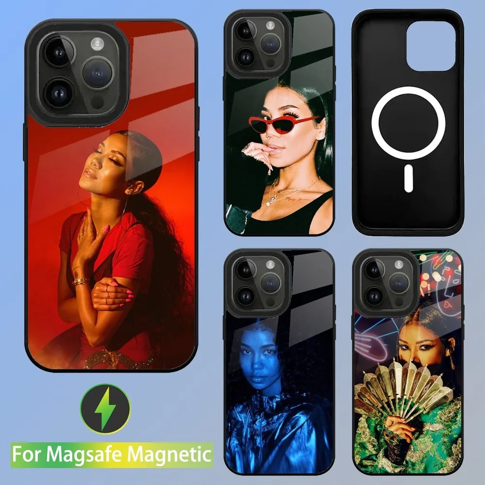 

Jhene Aiko Singer Phone Case For iPhone 15,14,13,12,11,Plus,Pro,Max Mini Magsafe Magnetic Wireless Charging