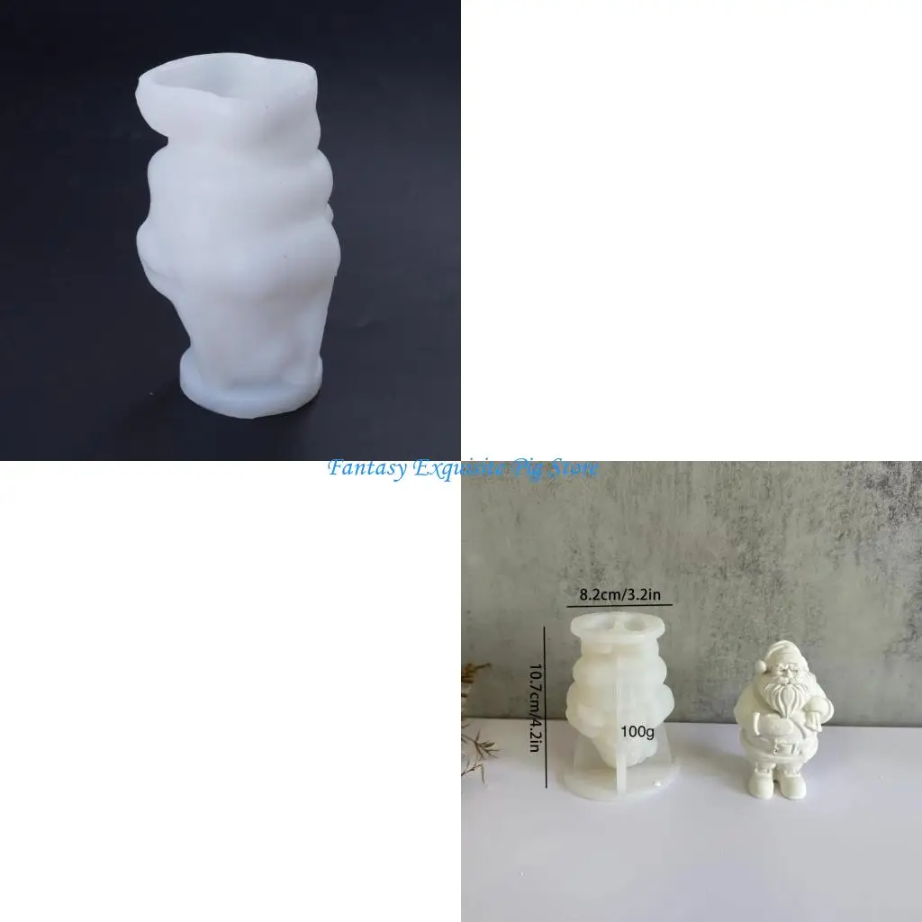 

Санта-Клаус силиконовая форма DIY настольный орнамент инструмент поставки ароматических свечей