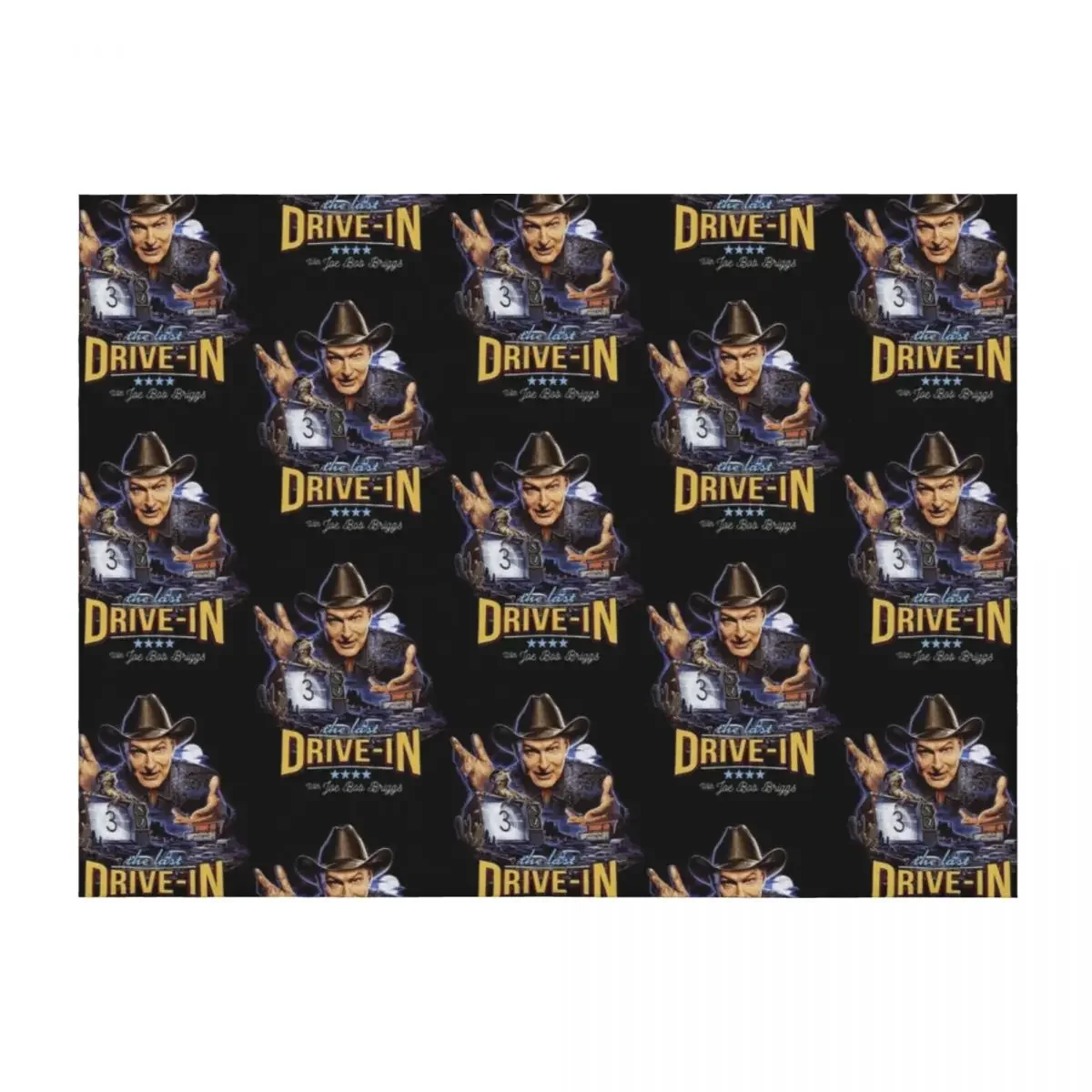 

Joe Bob Briggs Last Drive-In Throw Blanket Personalized Gift For Sofa Thin Softest Sofa Blankets