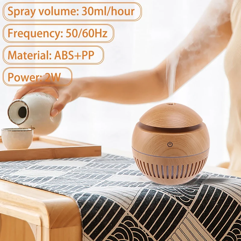 130Ml Air Humidifier USB Aroma Diffuser Electric Essential Oil Diffuser For Home Aromatherapy