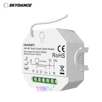 Skydance CM-SS(WT) WiFi Smart Curtain Switch Module 2A 110V-220V Tuya APP/AC Motor/2.4G RF dimming remote control / Sound Alert