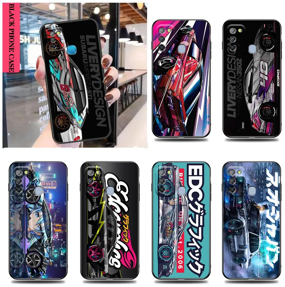 Tokyo Sports Car JDM Drift Funda Case For Infinix CAMON 19 16 ZERO X NEO 20 8 POVA 4 2 NEO2 NOTE 12 G96 11 10 8 8I S5 Case Shell