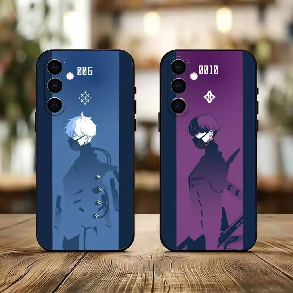 No 8 Insane anime Kaiju No 8 Phone Case Black Silicone Soft For Samsung A73,A72,A71,A70,A53,A52,A51