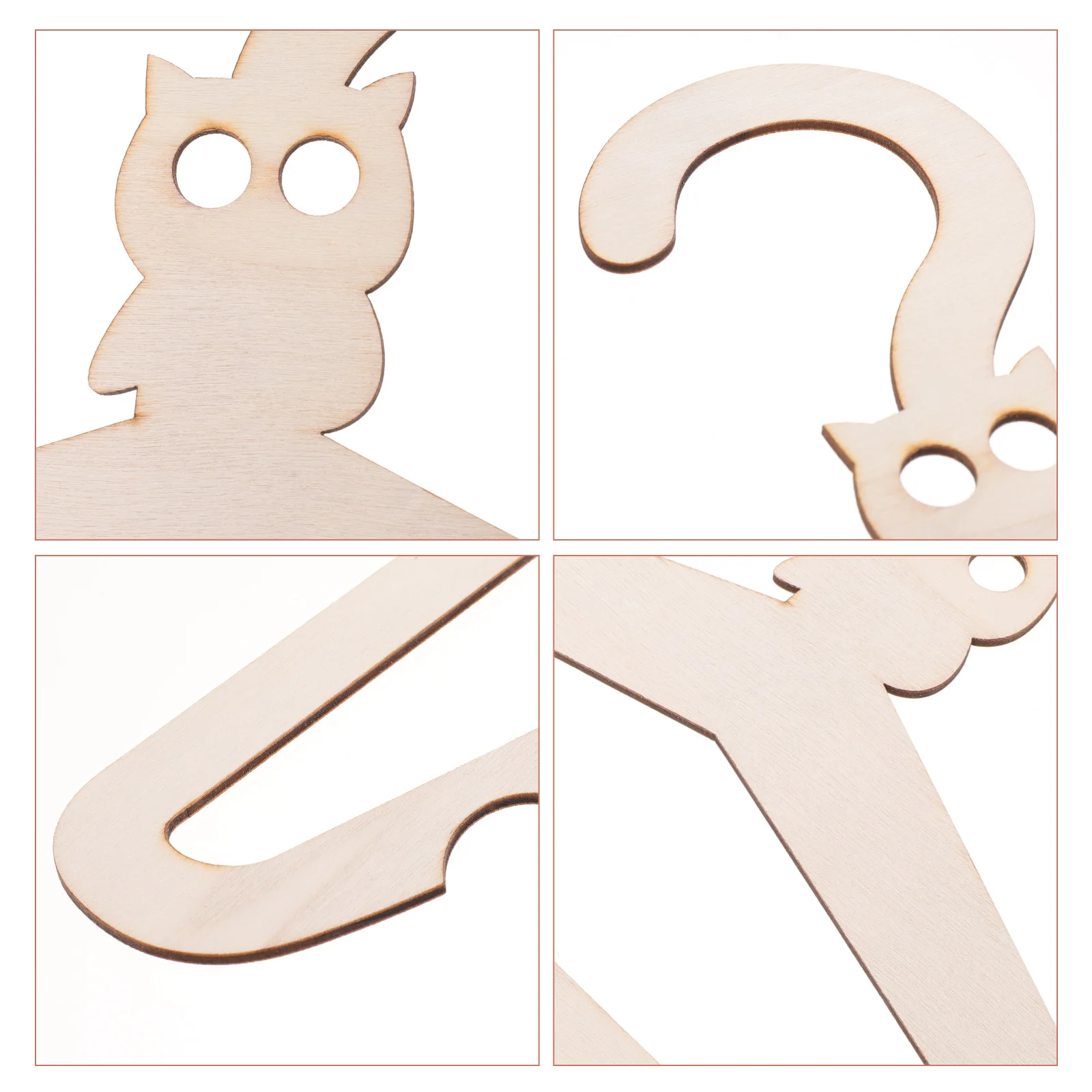 

5Pcs Blank DIY Cartoon Animal Wooden Hangers Kids Clothes Organizer Baby Closet Nursery Non Slip Baby Clothes Hangers