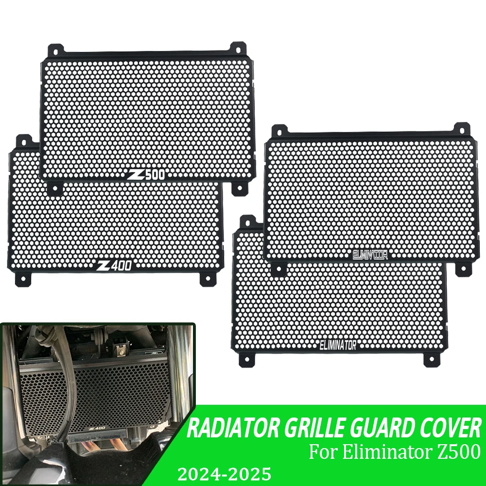 

For Kawasaki Ninja 400 500 Eliminator 400 450 SE 2018~2025 2024 2023 2022 2021Motorcycle Radiator Grille Guard Oil Cooling Cover