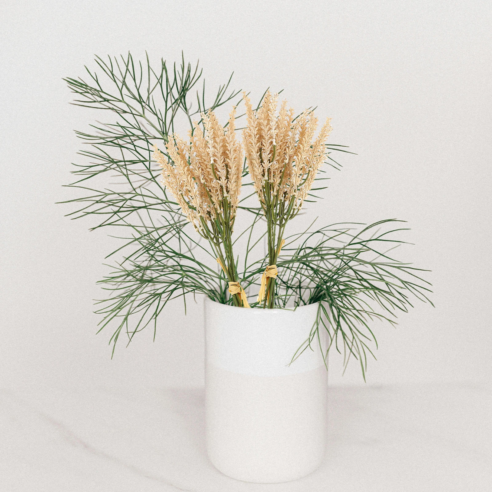 

2Pcs Simulated Wheat Ears Decor Artificial Flower Bouquet Wedding Party Home nament Dried Flowers Stylish Bedroom Living