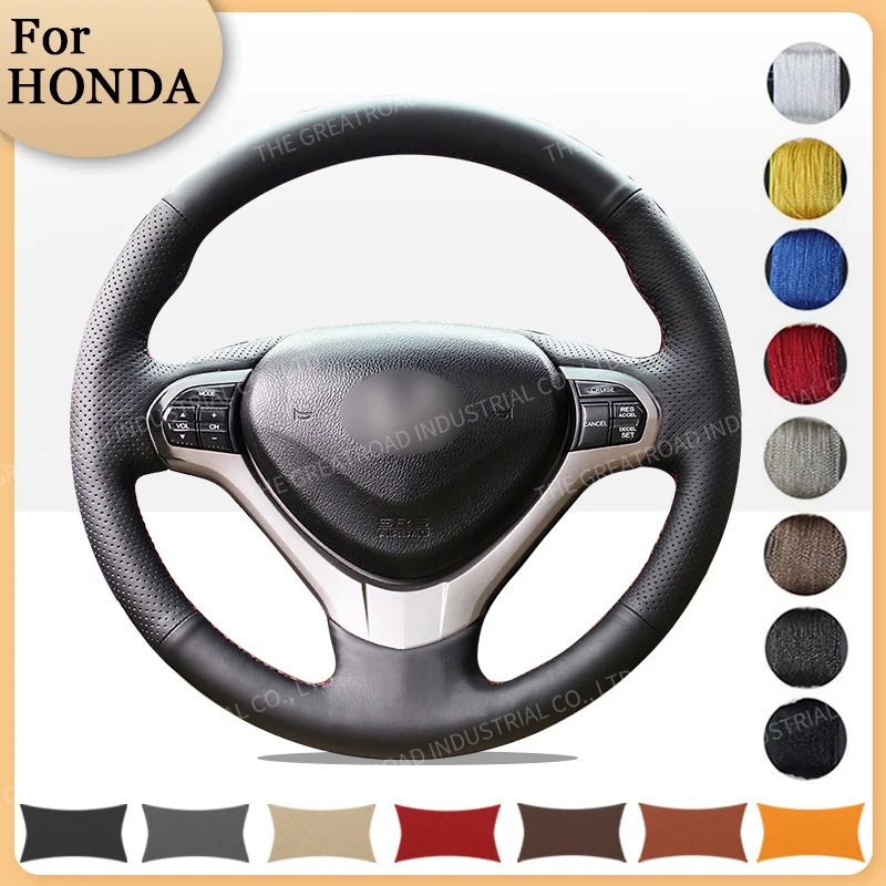 Custom Car Steering Braid Wheel Cover for Honda Spirior Oid Accord Auto interior