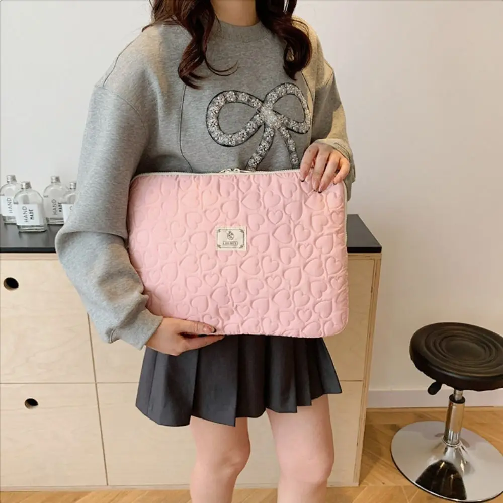 

Fashion Love Pattern Laptop Sleeve Case Shockproof Large Capacity Notebook Cover 11/14/15 Inch Ultra Thin Laptop Bag