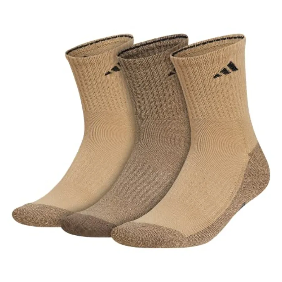 

Men's Cushioned X 3 MidCrew Socks 3Pair Ideal for Daily Wear Athletic Training and Travel Enhanced Comfort with MoistureWicking