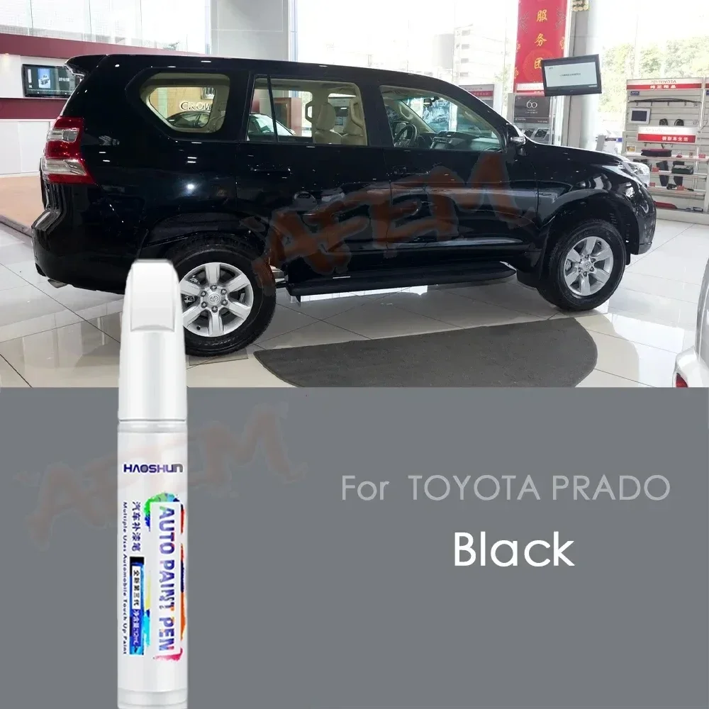 Professional Touch-Up Pens For Toyota Prado -2000 & 2024 - GX, GXL, VX - Color Options Black  White Red Green Gray Polar Grey