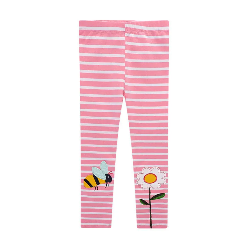 Jumping Meters 2-7T Strawberry Girls Fairy Tale Children\'s Leggings Pants Hot Selling Kids Skinny Trousers Full Pencil Pants