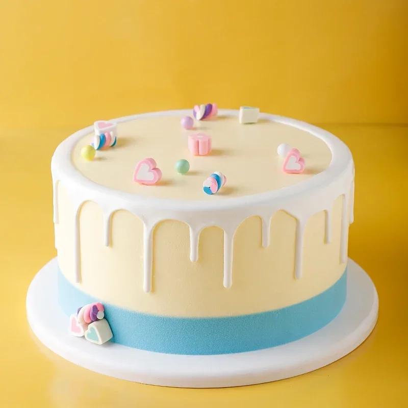 

Simulation Cake Model Plastic Silicone Artificial Cake Decorating Tools Cake Embryo Independent Design Window Display Samples