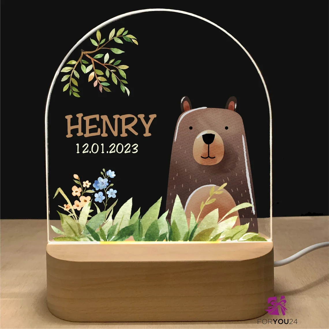 Personalized 3D Photo Lamp Custom Pet Photo Lamp 3D Acrylic Led Night Light Couple Gifts Bedroom Decor Souvenir Gift Customized