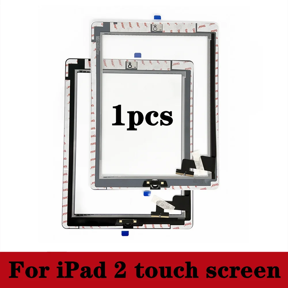 

Original touchscreen For IPad 2 ipad2 a1395 a1396 a1397 Touch Screen Digitizer Panel Assembly Replacement part Glass With button