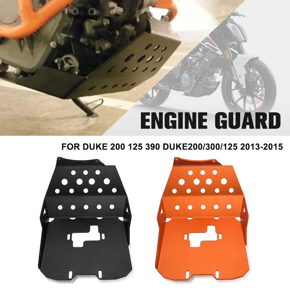 

For Duke 200 125 390 Duke200/300/125 2013 2014 2015 Motorcycle Bash Skid Plate Engine Frame Guard Protector Engine Underguard