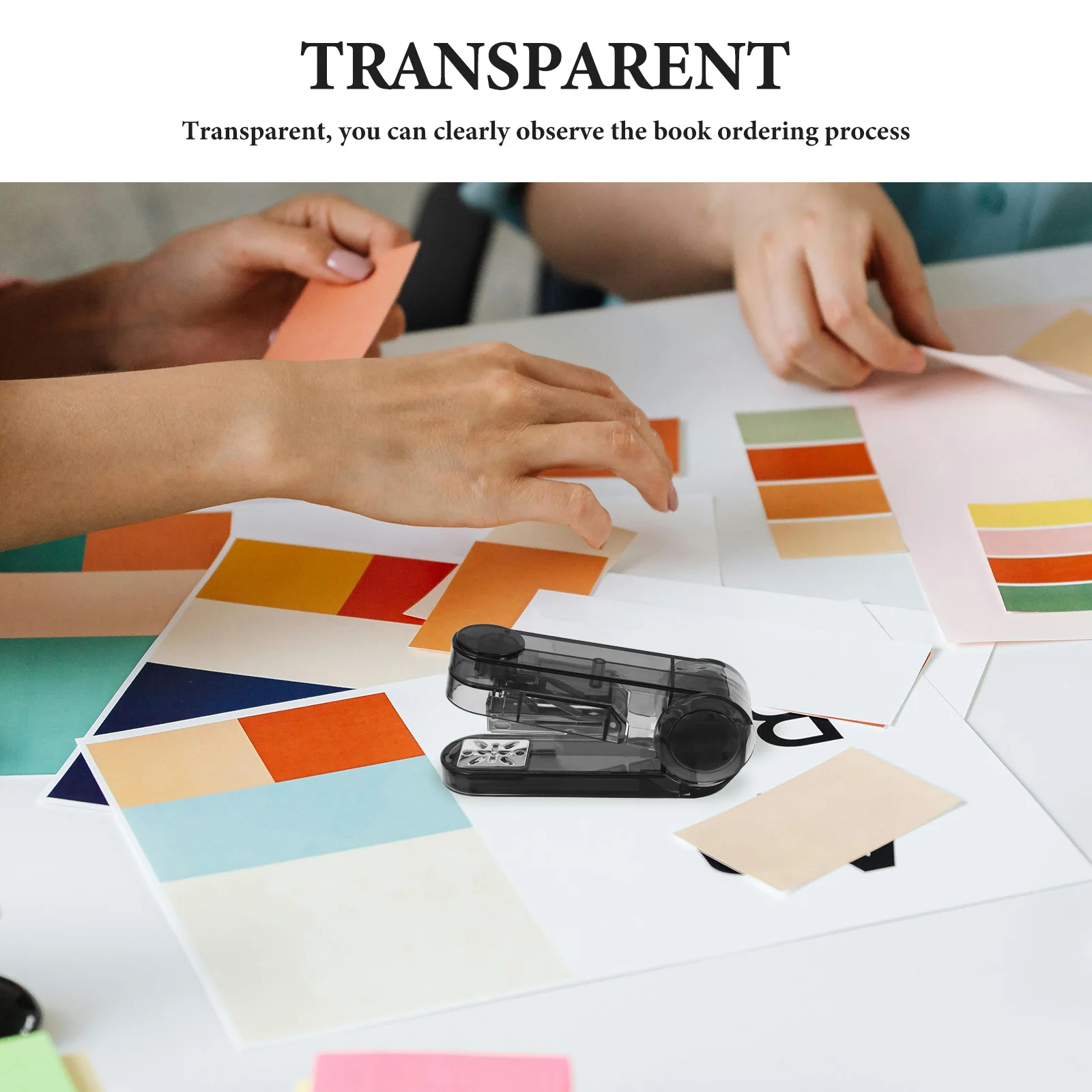 1 Set Rotatable Desktop Stapler Swing Stapler Plastic Book Stapler Swivel Arm Stapler Multi Angle Stapler for Book Binding