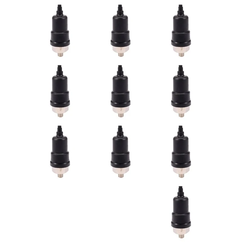 THIVN-10Pcs 1/8 Inch Male QPM11-NO Adjustable Diaphragm Type Pressure Switch Normal Open