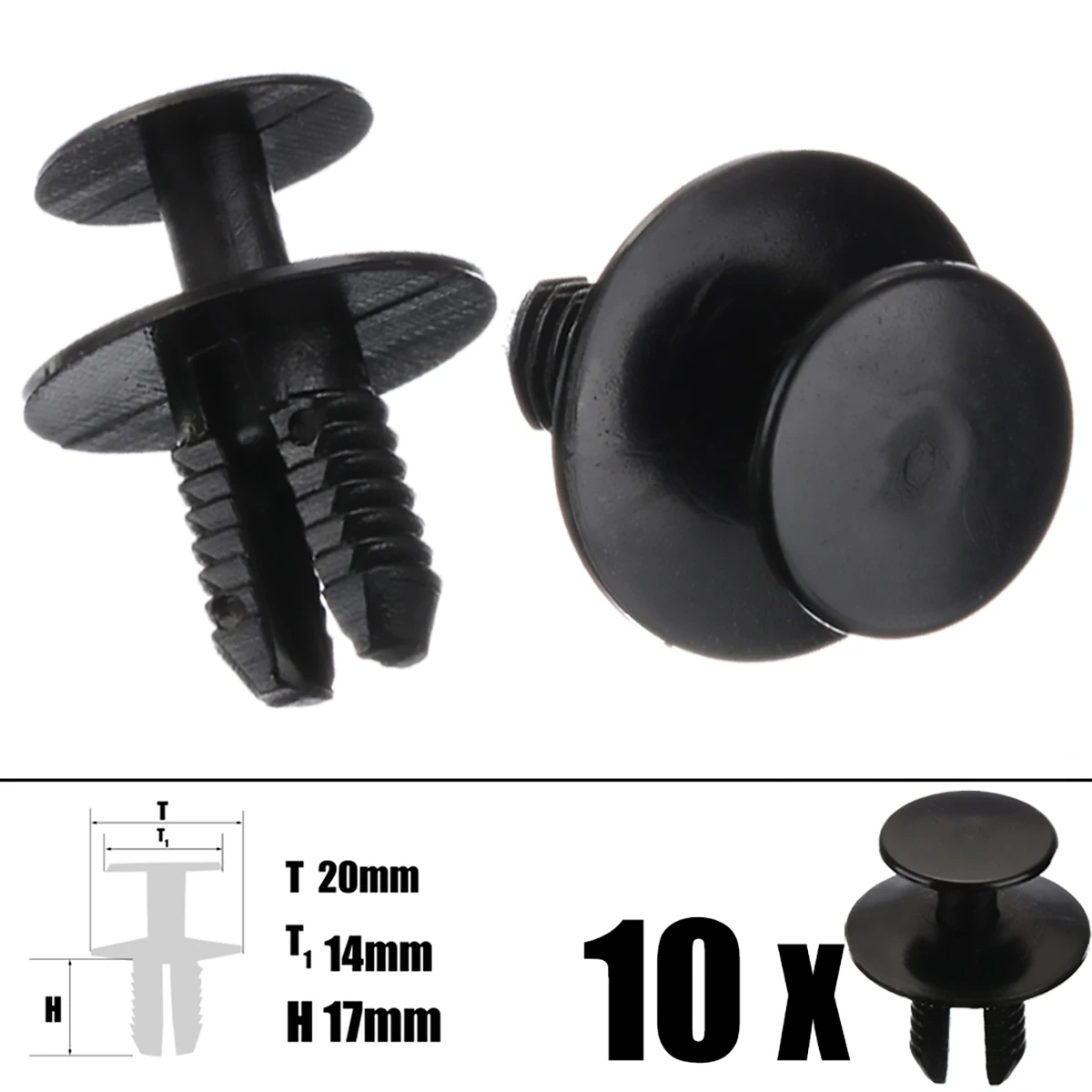 For BMW 3 Series 51471911992 8mm Hole Plastic Trim Clip Trunk LinerAuto Fastener Fixing Plug  Expanding Rivet E90 Car Styling