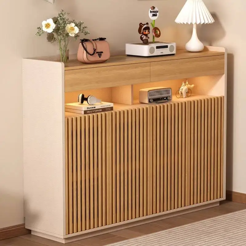 

Minimalist Modern Shoe Cabinet Storage Design Apartments Wooden Shoe Rack Apartments Corner Organizador De Zapatos Furniture