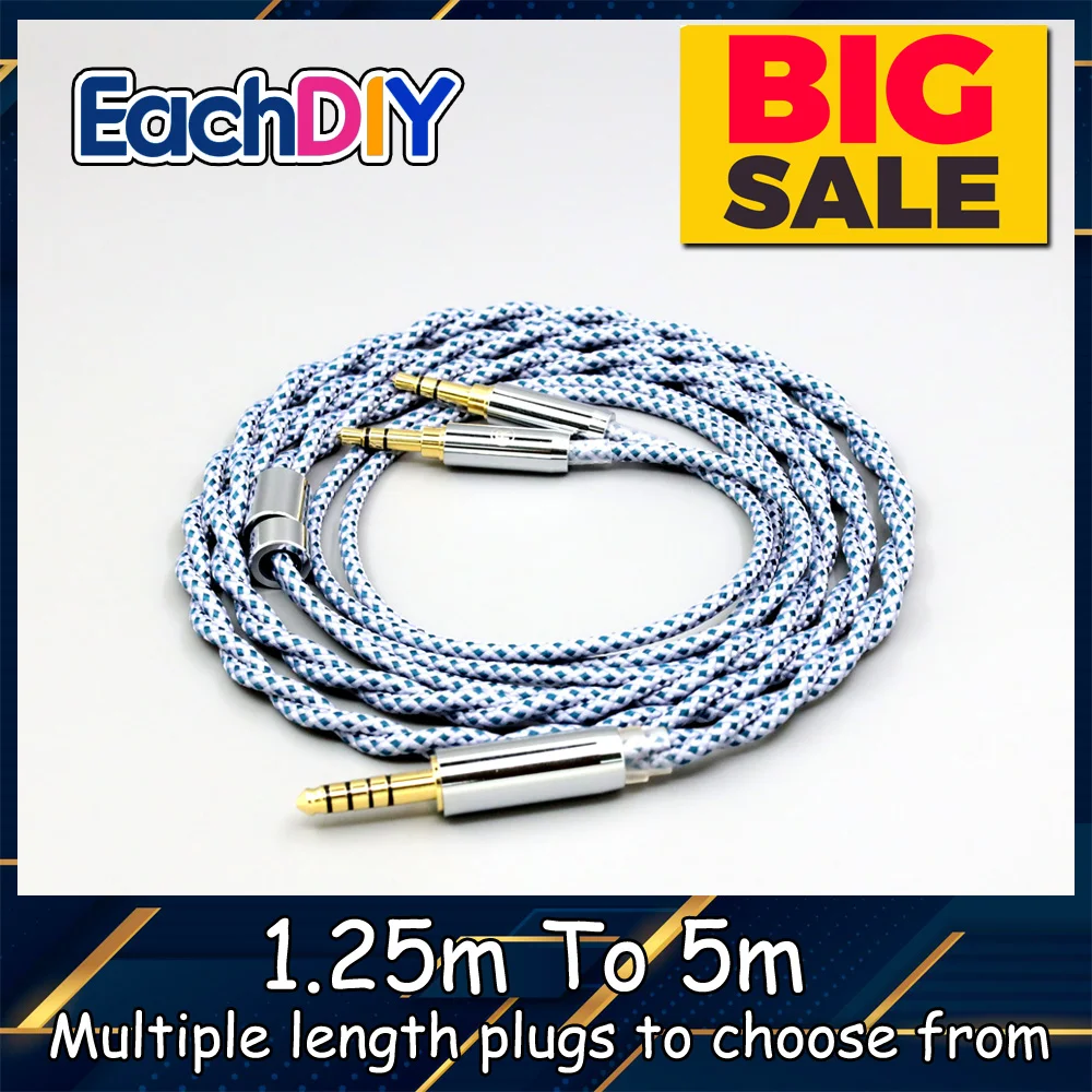 

99% Pure Silver Mix Graphene OCC Shielding Earphone Cable For Pioneer Amiron Home Aventho Pioneer SE-MONITOR 5 SEM5 LN008641
