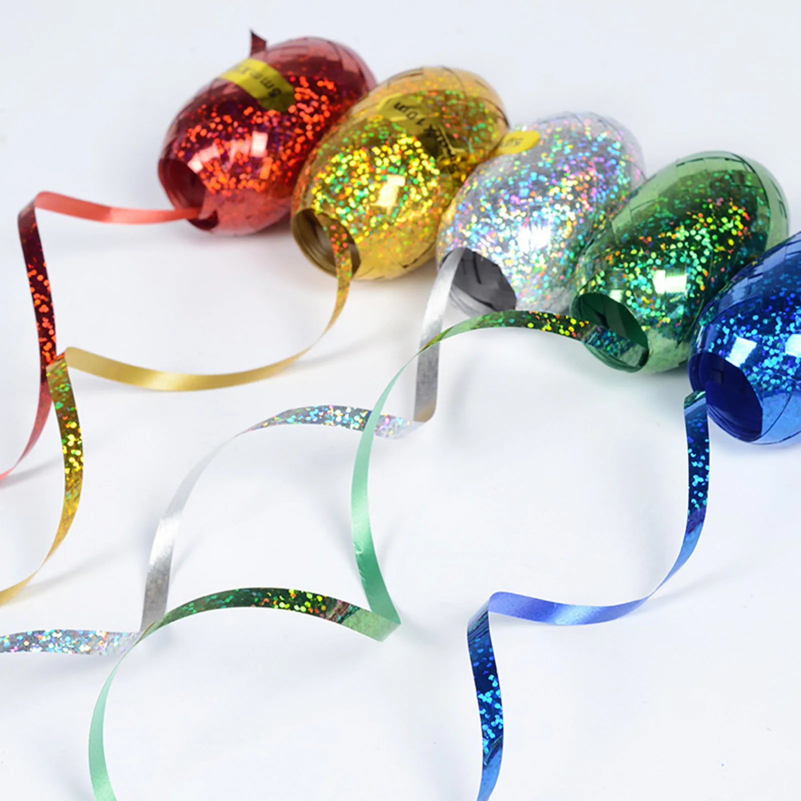 Nastro arricciacapelli colori assortiti nastro a palloncino per confezioni regalo nastro regalo per confezioni regalo 5 Mm X 10 M