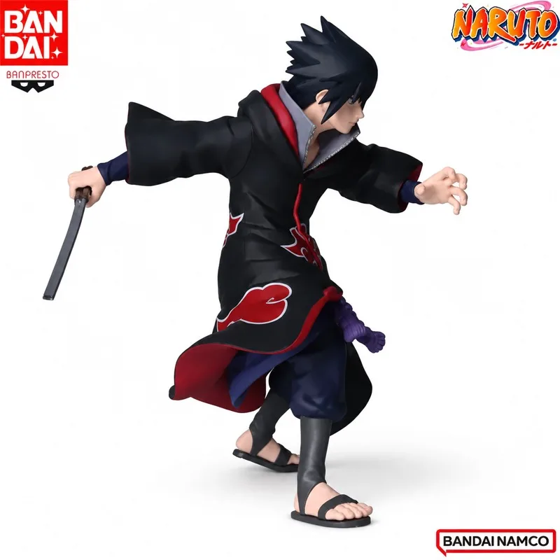 

In Stock Bandai Original Banpresto Naruto Uchiha Sasuke Action Figure Model Doll Brand New Boxed Anime Characters Toys Model