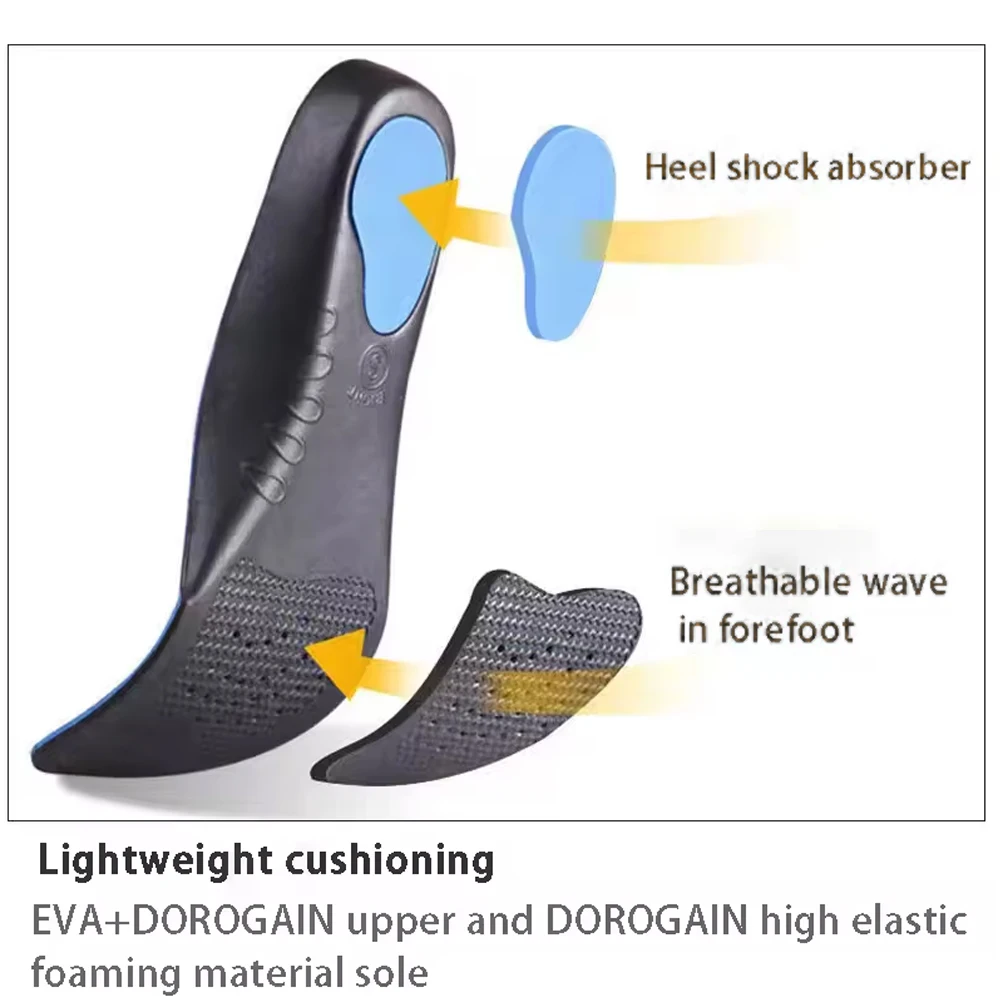 Sport Laufen Einlegesohle Flachfuß Fußgewölbe Unterstützung Orthopädische Einlegesohlen für Schuhe Mann Frau Plantarfasziitis Fußpolster Sneaker Schuhsohle