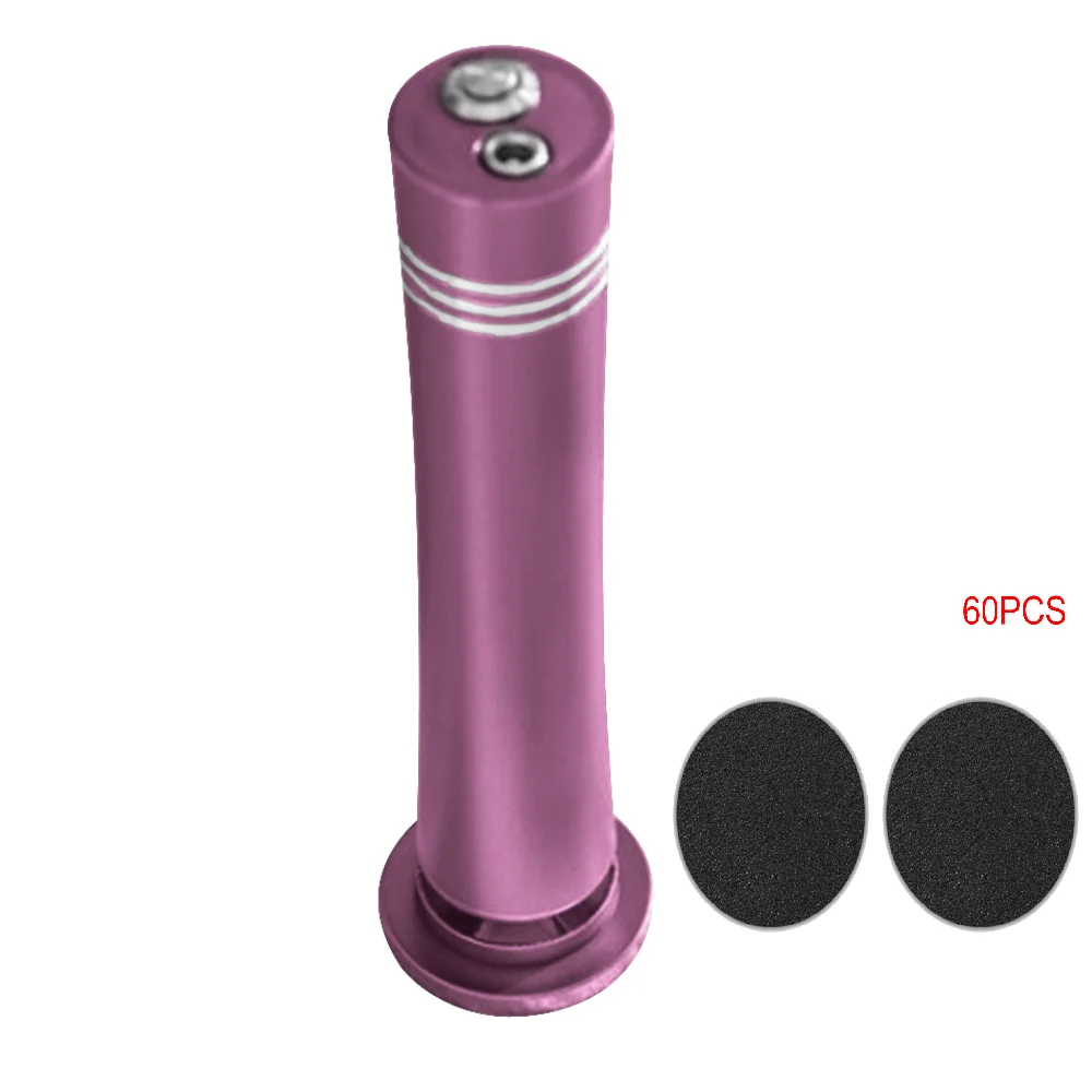 أداة إزالة مسامير القدم الكهربائية مع 60 قطعة من أقراص الصنفرة الإلكترونية لملف القدم للبشرة الميتة