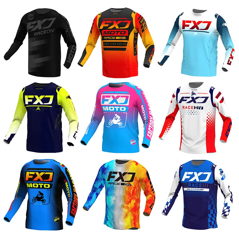 

Customized motorcycle jerseys Off road sports shirt for men and women Extra large size XXXXL MX MTB BMX Speed drop jersey pink