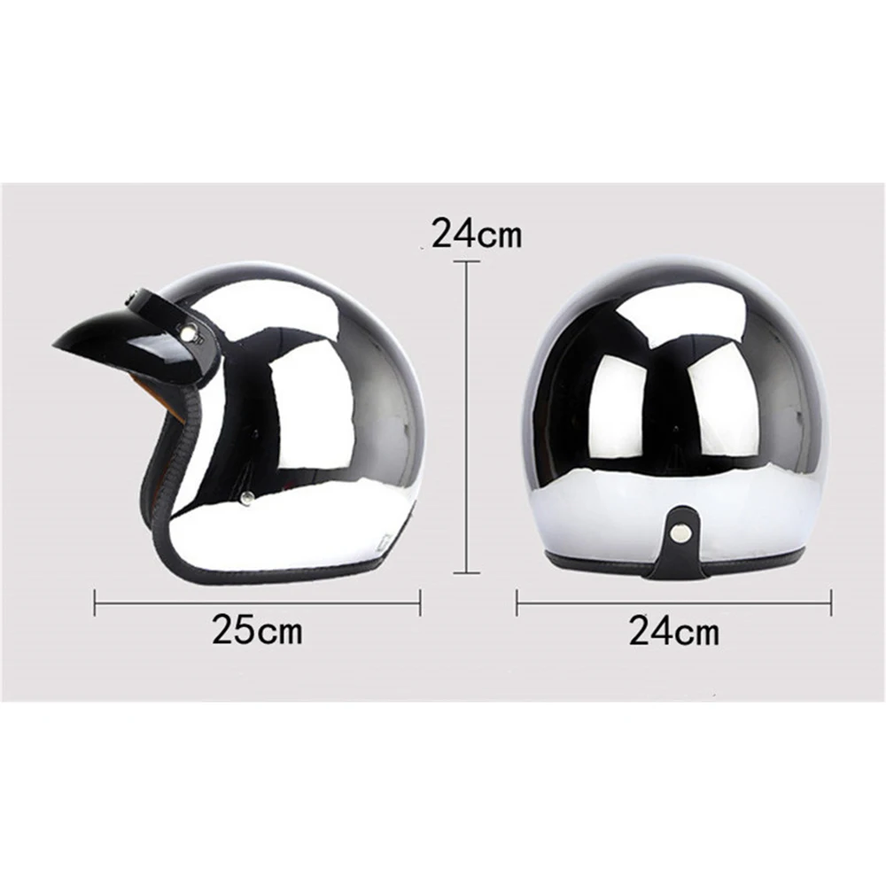 Veltrax Universal Motorcycle Helmet Peak Visor 3-Snap Sun Shade Shield Black ABS Brow Visor For Retro Open Face 3/4 Helmet