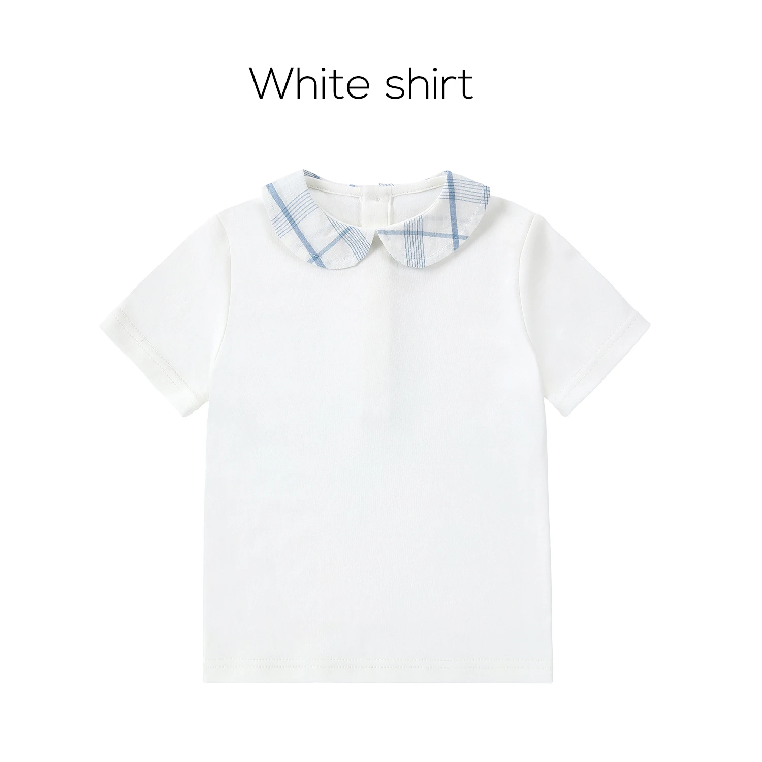 חולצה עם צווארון משובץ