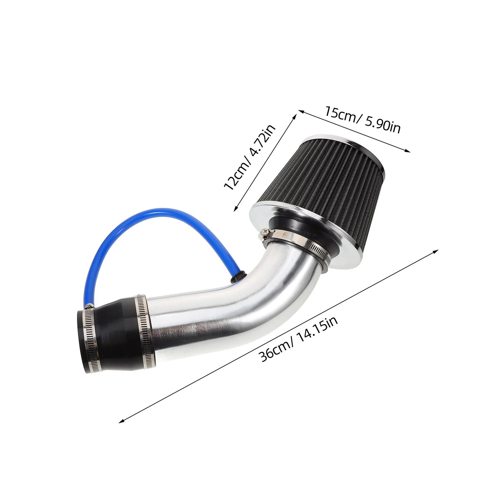 ชุดปรับเปลี่ยนรถท่อดูดอากาศเย็นท่อยานยนต์อลูมิเนียมสากลสําหรับ