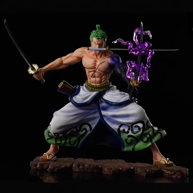 

New 17.5cm Anime Figure GK Roronoa Zoro Action Figure Collection Cartoon PVC Model Doll Gift Toys Decoration