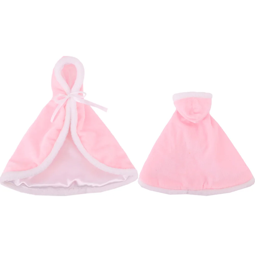 Mantello stile natalizio per vestiti per bambole da 30 cm per accessori di abbigliamento natalizio per bambole da elfo, mantello per bambola BJD 1/6, regalo per le vacanze della ragazza