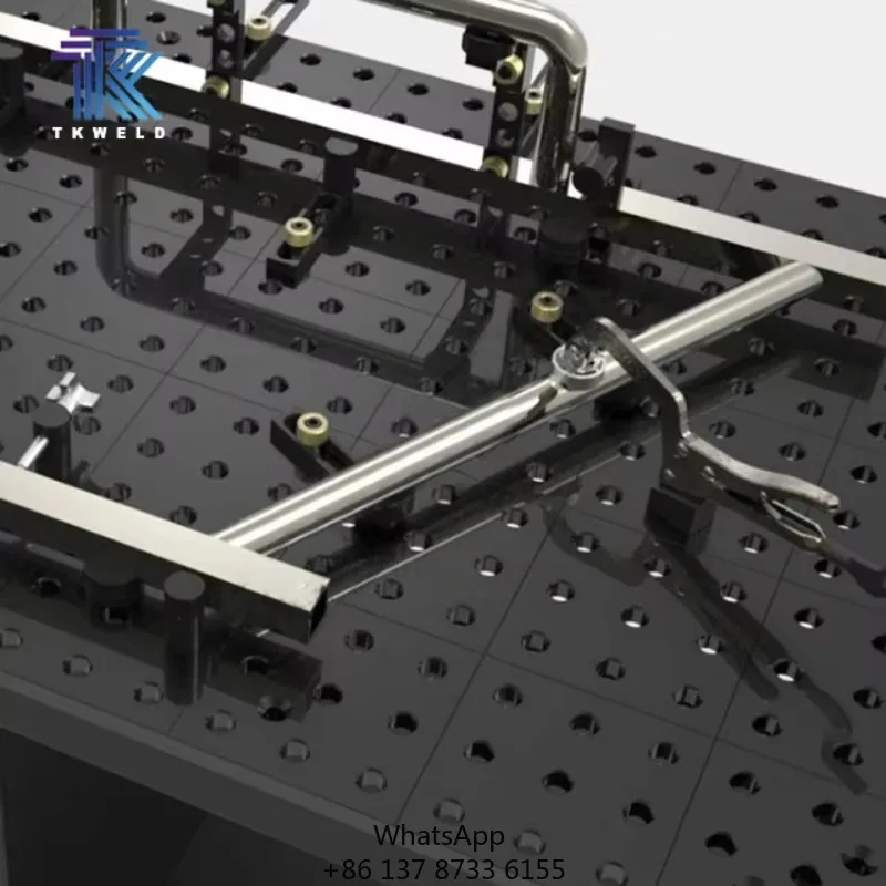 D16 D28 0.5mm Plasma Nitrided 3D 2D Robot Welding Table CE Certified Soldering Stations