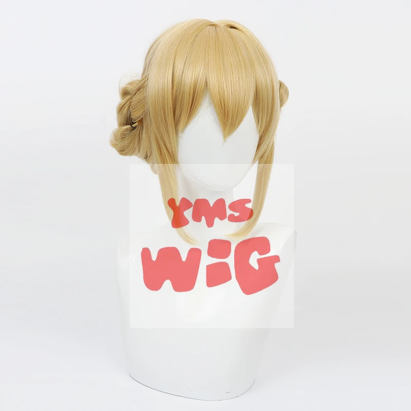 Anime Citrus Aihara Mei Cosplay Wig Yellow Plate Hair Style Synthetic Hair Heat Resistant Halloween Role Play Party + Wig Cap