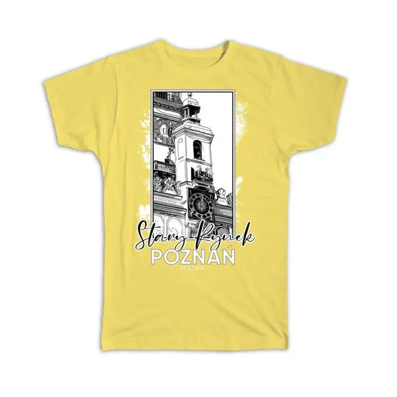 

Stary Rynek Poznan Poland Polish Europe Travel Souvenir Cathedral T shirt
