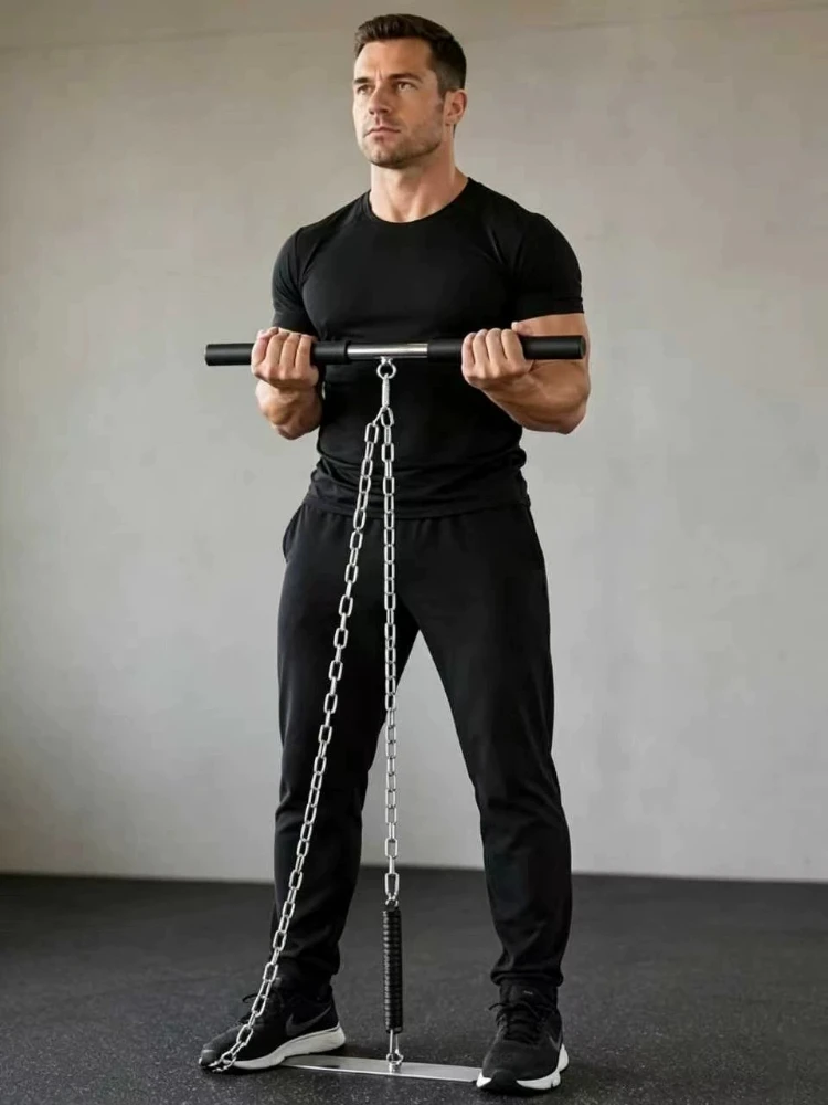 Isometric Strength Trainer Dual Spring Arm Forearm Wrist Grip Exerciser Duty Home Gym Fitness Training Device