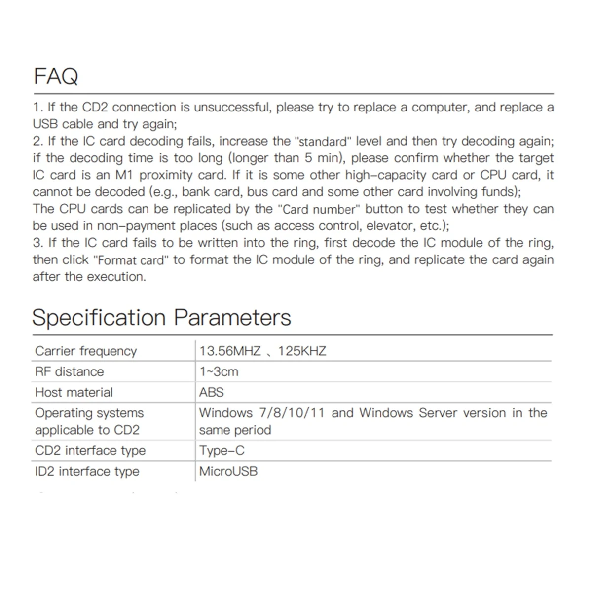 CDS Replicator CDS RFID Replicator for R5 Smart Ring Copy IC and ID Cards