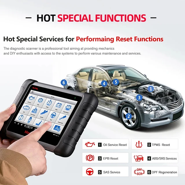 Picture 4: MaxiPRO MP808  Professional Diagnostic Tool Key Programming Code Reader 2 Auto Car Scanner