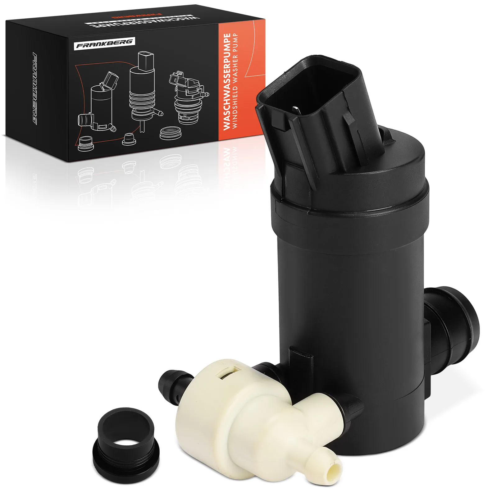 Frankberg 1x Pompe à eau de lavage pour nettoyer les disques avant pour KIA Sorento III UM 98510A9000 377162 A53080005 98510M500 98510A9000