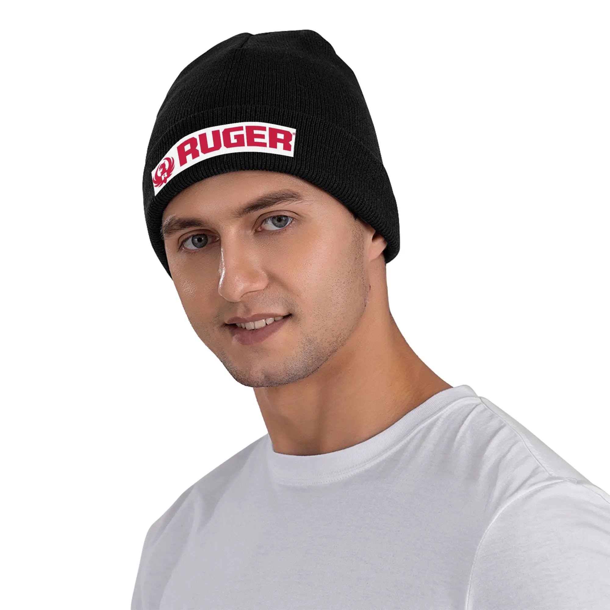 Ruger Rugged Reliable Firearms Awesome Tactics Winter Skullies Beanies Hat Warm Autumn Knitted Hats Bonnet Caps for Women Men