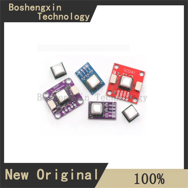 

1Pcs SCD40 SCD41 gas sensor module detects CO2 carbon dioxide temperature and humidity two-in-one I2C communication