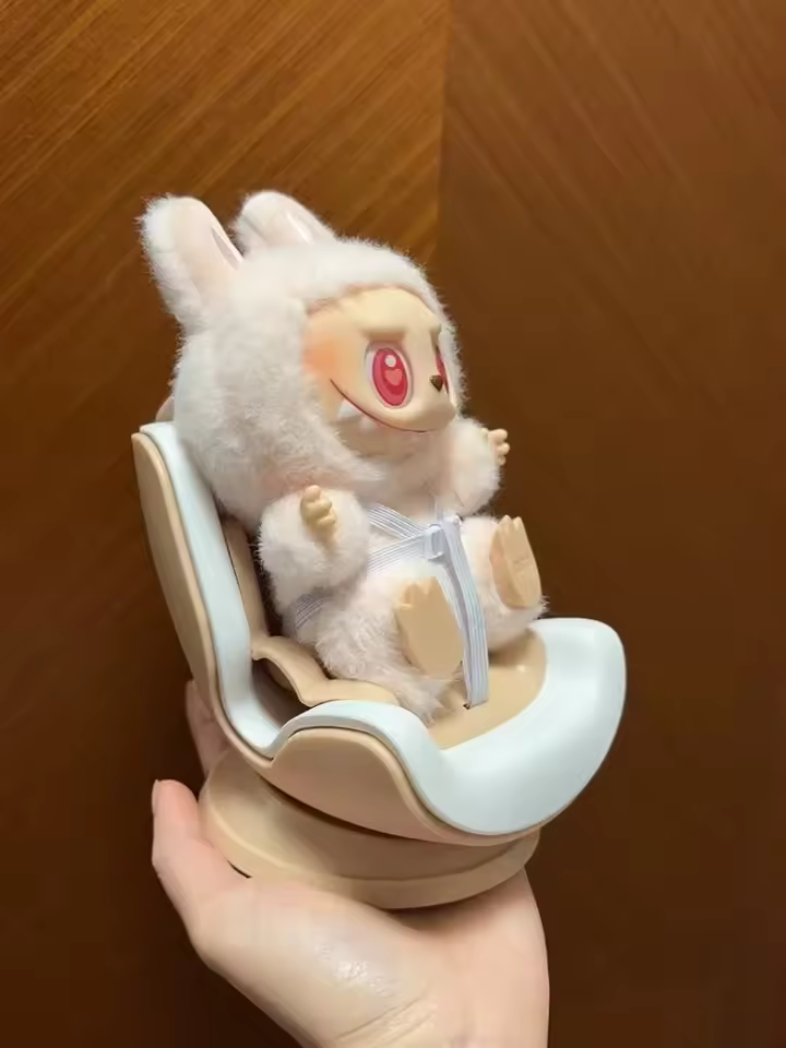 For 17cm Labubu Mini Chair Bjd Doll Room Decoration 2nd Generation Sitting Party Series Doll Sofa Car Mini Safety Seat - AliExpress 