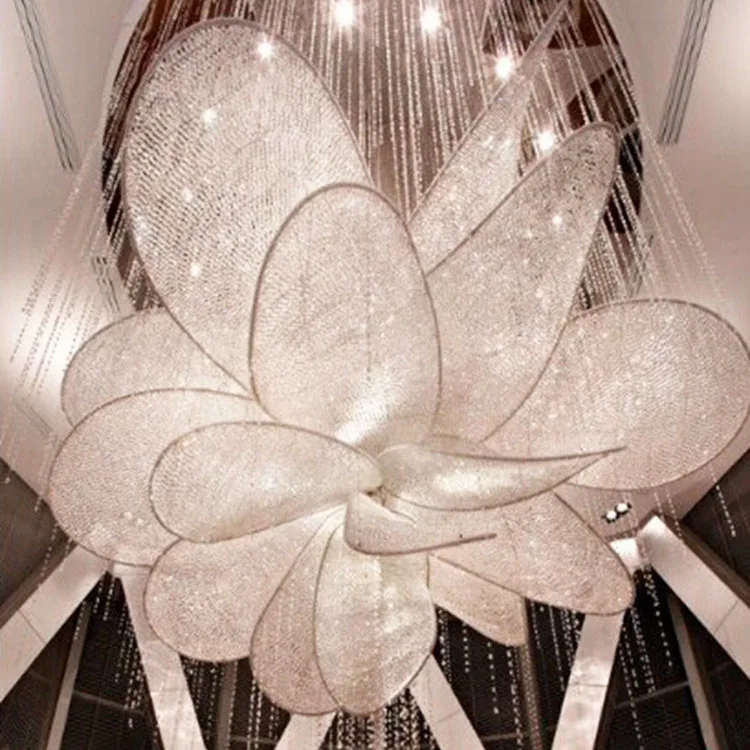 

New creative roe bead weaving crystal chandelier